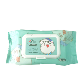 珍怡婴儿手口湿巾80片（21009283）【21009283】