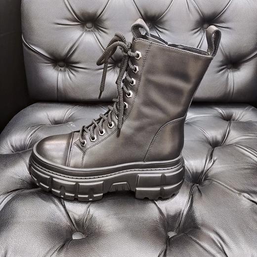 LFGJ 2254 休闲百搭增高厚底真皮靴 商品图1