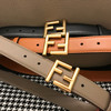 前所未有的福利！FD腰带 三个颜色都是超级耐看高级！扛打的金刚颜色！金棕 大象灰 黑色！双F扣 你们看 很奇特 在腰间 有一种悬浮感！绝了！ 商品缩略图7
