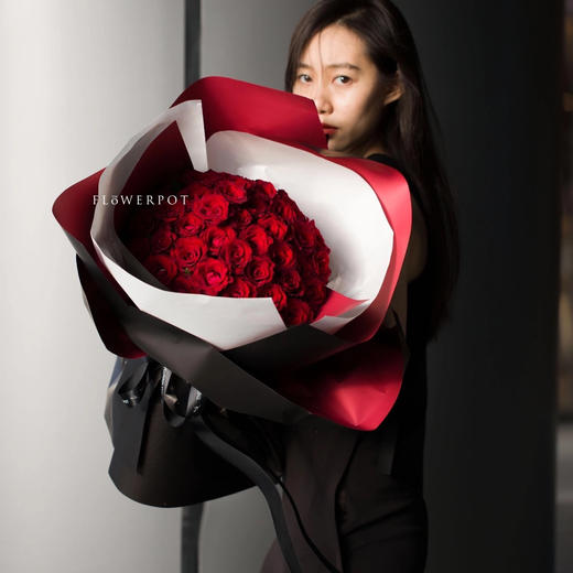 《吾爱》52支红玫瑰花束 商品图1
