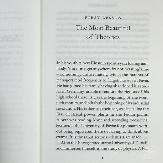 【中商原版】物理学中的七条简论 英文原版 英文版 Seven Brief Lessons on Physics 进口图书 畅销科普读物 商品图5