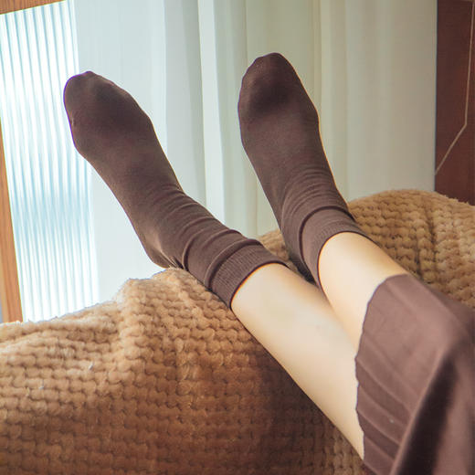 【好穿会回购的袜子】 女性长筒袜！ 舒适亲肤柔软吸湿排汗！透气性特别好！不易变形的棉袜！ 商品图3