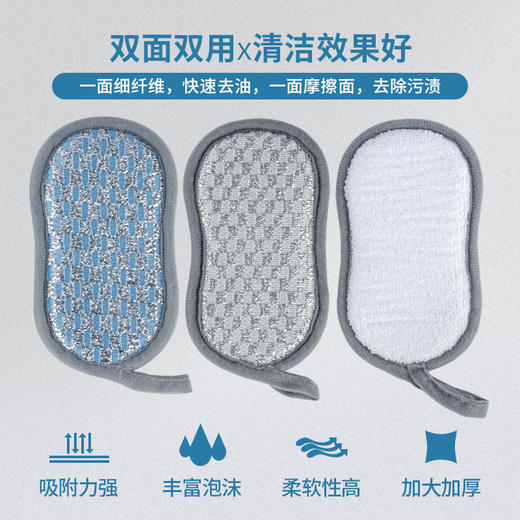 MAYNOS双面魔力擦双面双用12片组合一年用量每月1片 商品图3