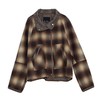 MIIDII谜底2021冬新款复古格纹宽松短款呢子外套女214MW2413 商品缩略图4