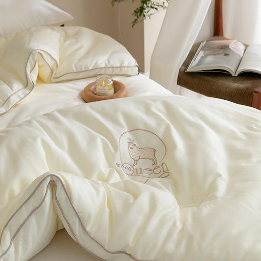 自然醒暖羊蛋白加厚保暖冬被羊绒蛋白纤维生态冬被芯双人被轻奢床品被褥LFS 商品图3