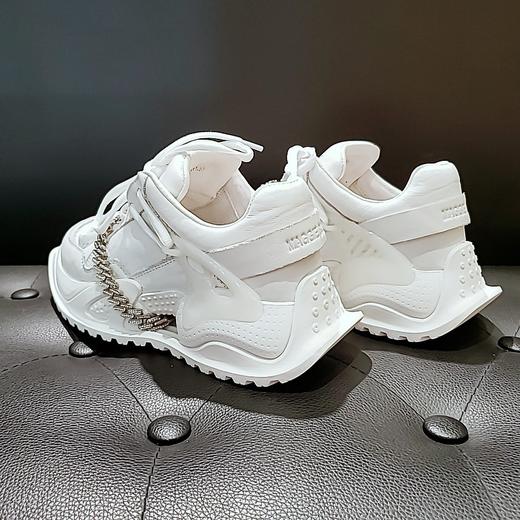 LFGJ 7425   时尚钻条小白鞋 商品图4