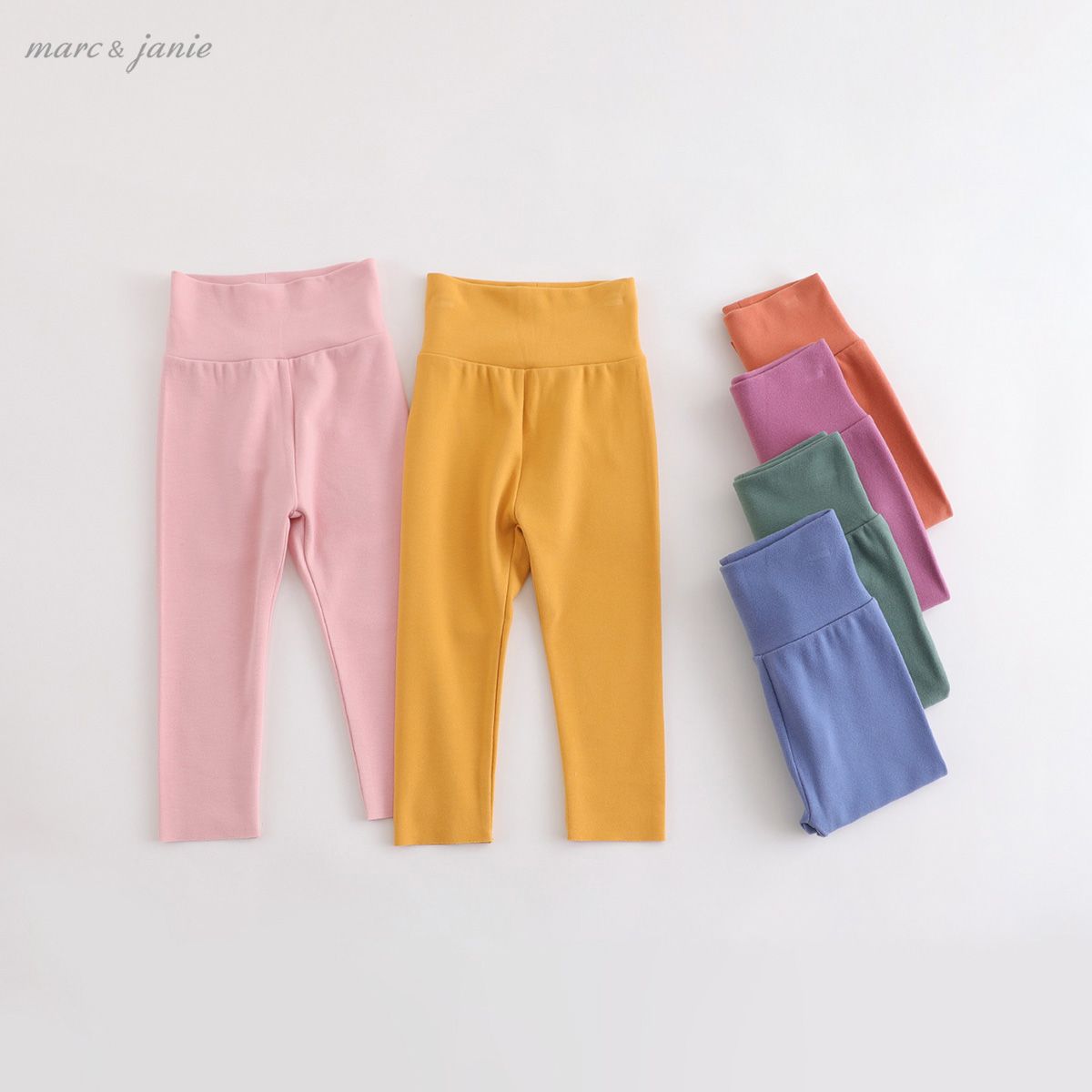 【德绒发热】马克珍妮冬装 婴儿高腰护肚裤 男女宝宝秋裤210891