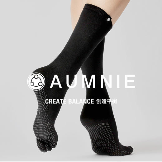 长筒防滑专业瑜伽五指袜 商品图0