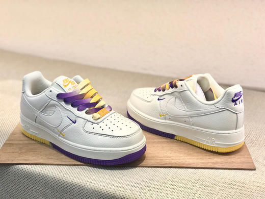 秋冬特价💰360 Nike Air Force 1’07 QS "Lakers" 空军一号 商品图6