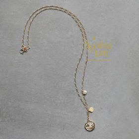 SpoiledBrat Jewelry锆石眼睛圆牌项链