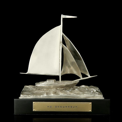 宇达青铜全铜摆件《一帆风顺》仿复制国礼 家居 装饰 工艺礼品 摆件 商品图4