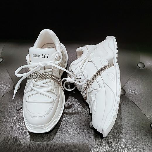 LFGJ 7425   时尚钻条小白鞋 商品图2