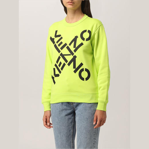 KENZO 高田贤三 箭头标识 女士卫衣 绿色 FB62 SW830 4MS 59 商品图2