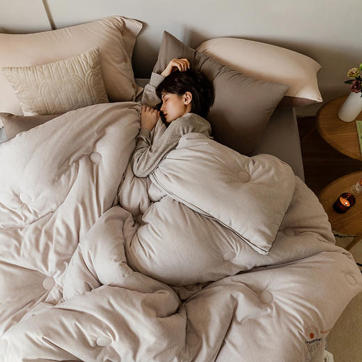 【下架】自然醒X2劲能双效自热被聚能自发热被子抗菌冬被春秋被芯单双人学生宿舍棉被加厚保暖冬季智能控温LFS 商品图0
