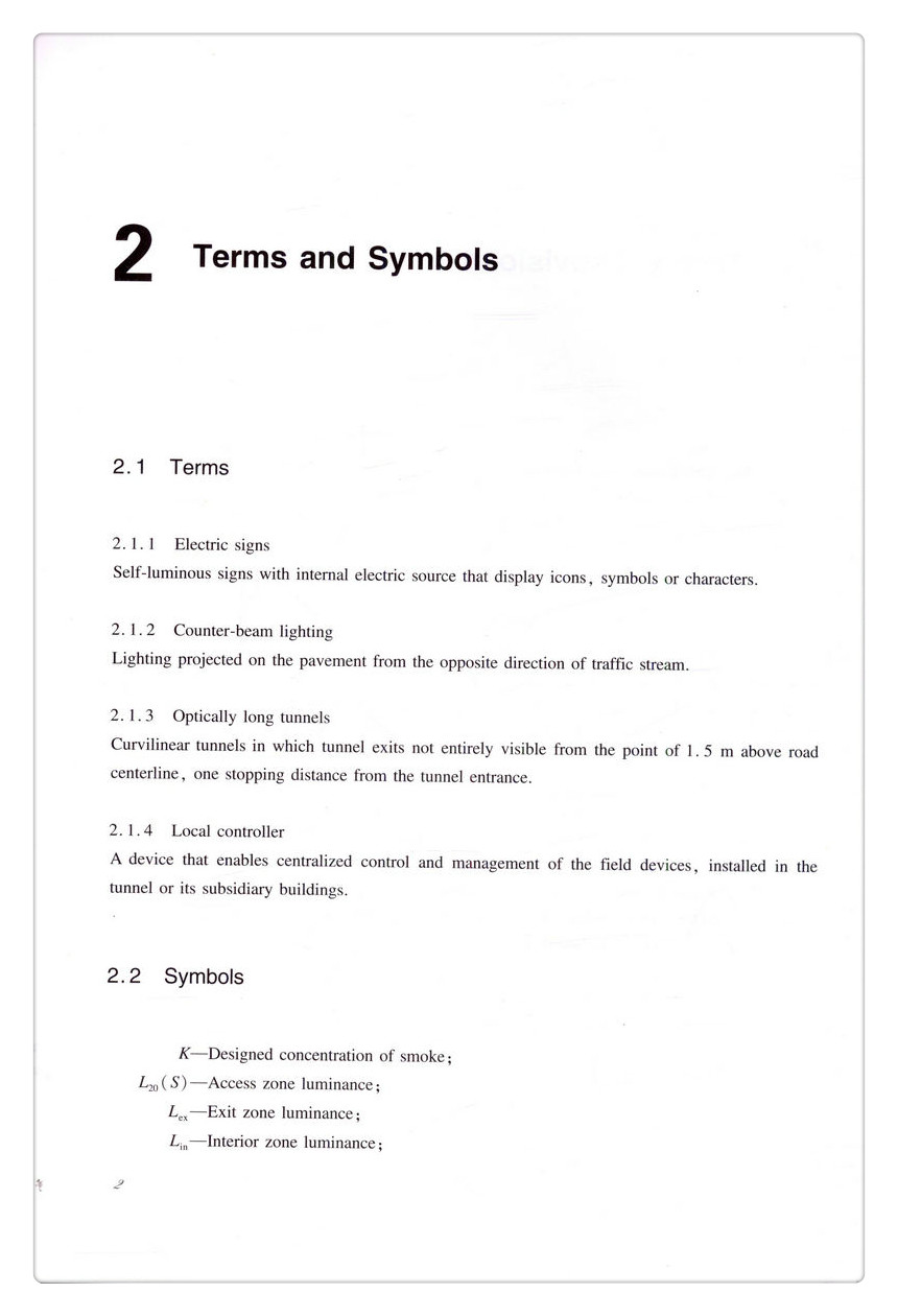 书摘图-书摘图7-JTG D70/2—2014（E） 公路隧道设计规范  第二册  交通工程与附属设施（英文版）中华人民共和国行业标准