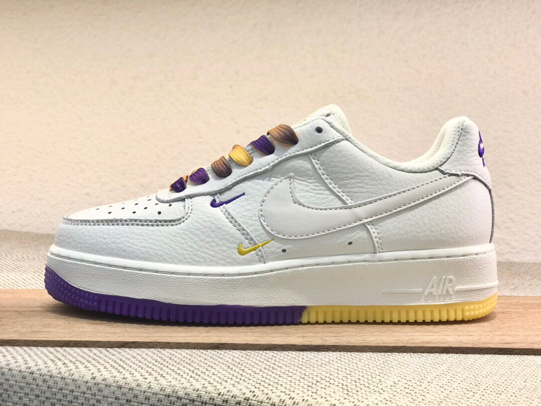 秋冬特价💰360 Nike Air Force 1’07 QS "Lakers" 空军一号