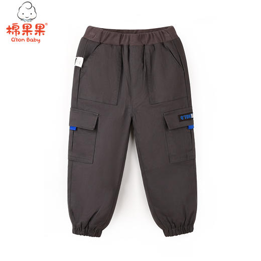 棉果果冬季男童夹棉工装长裤M412200421745 商品图0