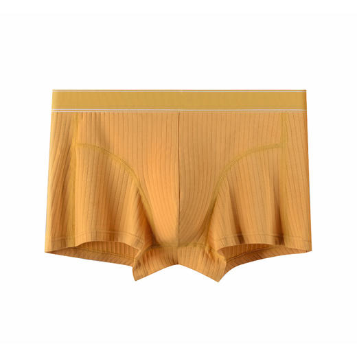 【秋冬新款抗jun99%男士内裤】纯色中腰平角裤精梳棉透气男士内裤 3条装 商品图9