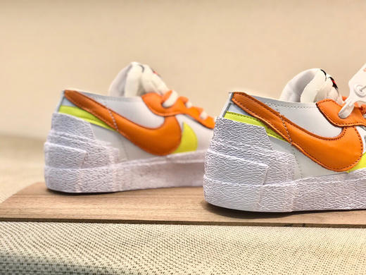 秋冬特价💰420 Sacai x Nike Blazer Low 灰白绿 开拓者低帮板鞋 商品图4