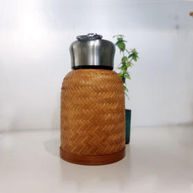 竹编保温杯