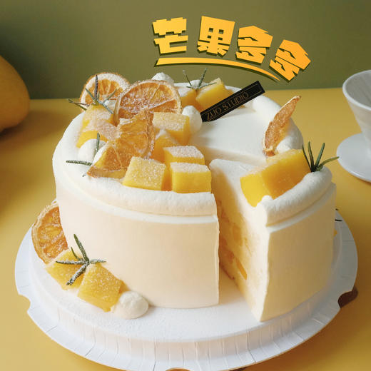 【芒果多多】水果奶油蛋糕-香草奶油芒果蛋糕 商品图0