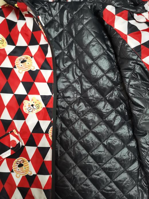 棉果果冬季男童中长款印花棉服M412101820754 商品图2