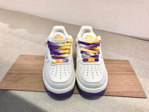 秋冬特价💰360 Nike Air Force 1’07 QS "Lakers" 空军一号 商品图8