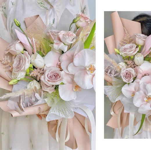 《粉黛》喷染混搭花束 商品图1