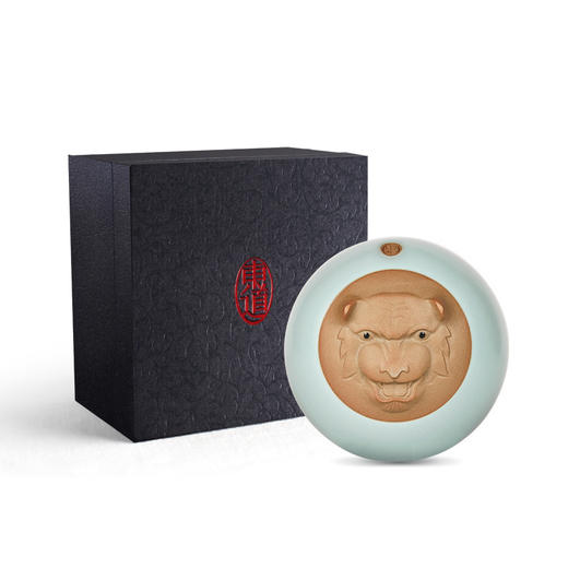 生肖主人杯｜东道汝窑·虎虎生威B杯（天青） 商品图2