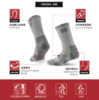 赛乐Zealwool官网同步60%美利奴羊毛加厚男女同款袜Hiking系列 商品缩略图2