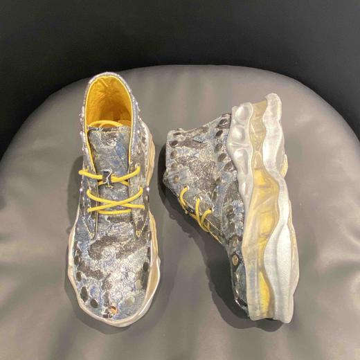 LFGJ  4845  水晶胶底高帮牛皮运动休闲 商品图5