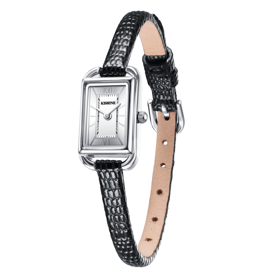 【三色可选】kishine新款迷你细带小方表手表女手链礼盒套装 ins风