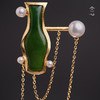 胸针 | 和田碧玉花瓶珍珠胸针 商品缩略图4