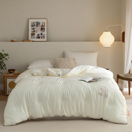 自然醒暖羊蛋白加厚保暖冬被羊绒蛋白纤维生态冬被芯双人被轻奢床品被褥LFS 商品图0