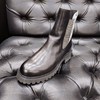 LFGJ 0126 秋冬新款真皮平底复古马丁靴 商品缩略图6