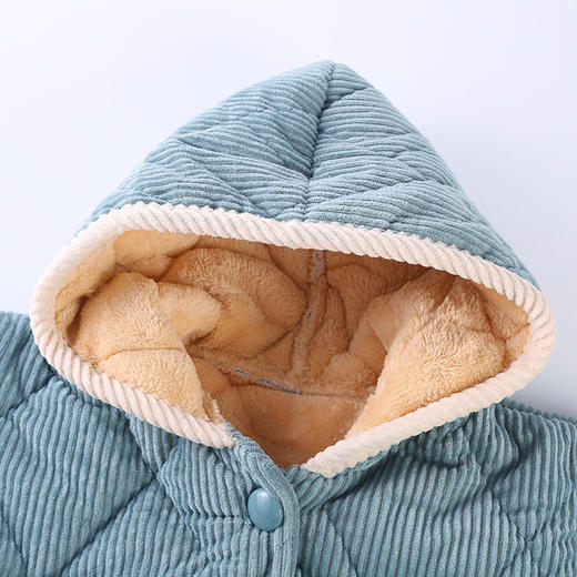 【儿童睡衣】.冬季三层夹棉加绒加厚儿童家居服套装 商品图1