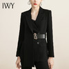 IWY/高级感黑色西装工作服职业装气质时尚售楼部置业顾问女装套装213156C1+P3 商品缩略图4