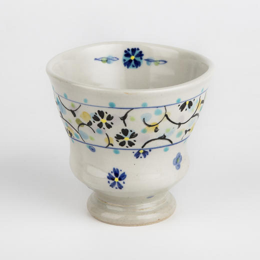 【虚空藏窑】日本原产虚空藏窑小花唐草系列手工杯 商品图0