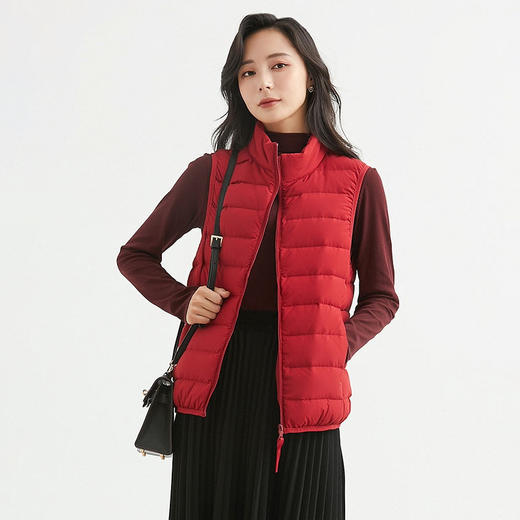 丁摩 无缝立领马甲背心K-2001DB199-WX125 商品图8