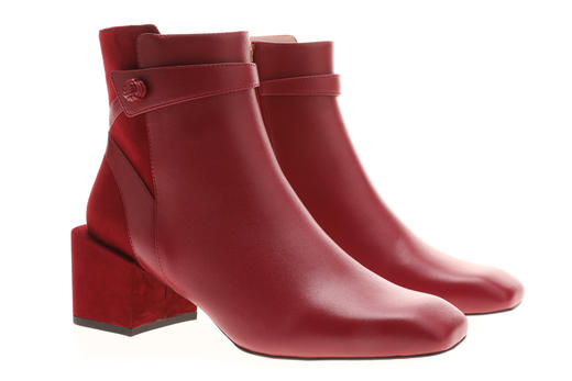 sheme【宁静同款】简约几何轮廓时髦短靴 商品图14