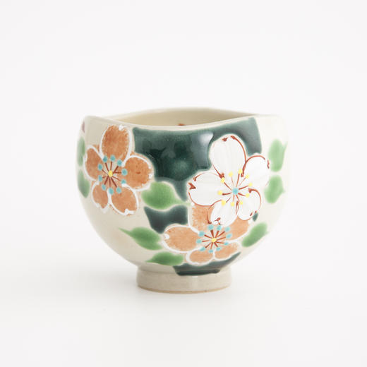 【虚空藏窑】日本原产旭日樱花系列九谷烧手工杯 商品图3
