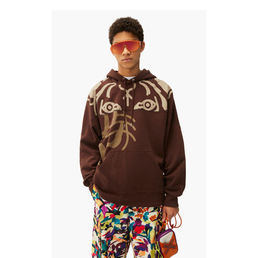 KENZO 高田贤三 连帽 男士卫衣 咖啡 FB65 SW538 4MO 90 商品图2