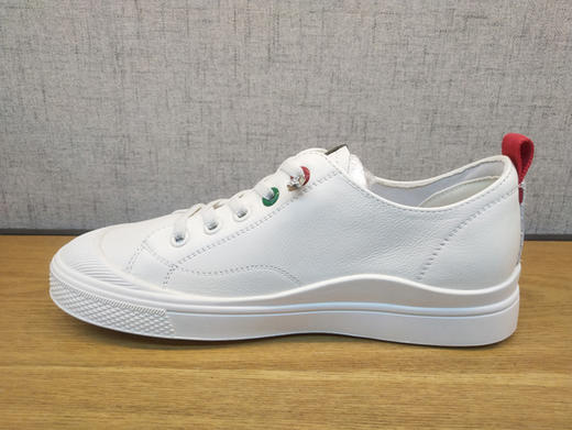 豪行女鞋舒适休闲真皮21101602时尚平底系带单鞋正品 商品图3