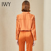 IWY/焦糖色工作服女休闲衬衫气质时尚高端西装套装通勤修身工装OLB9370 商品缩略图3