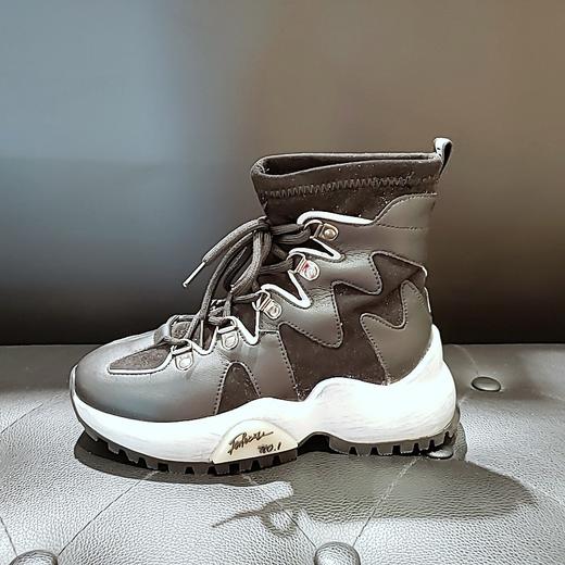 lfgj  jeans BJ801 牛皮磨砂拼接棉鞋 商品图1