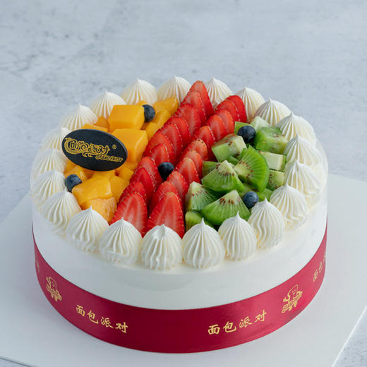 牛奶奶油蛋糕 芒果草莓猕猴桃新鲜水果蛋糕 牛奶奶油蛋糕09 商品图0