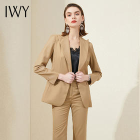 IWY/高级感小西装套装气质置业顾问工作服时尚英伦风休闲职业女装193028C1+P3