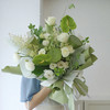 《西子湖畔》白绿色系花束 商品缩略图0