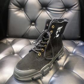 lfgj  jeans  BB103时尚舒适全皮加绒女靴