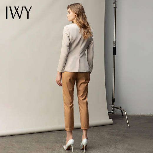 IWY/气质干练西服套装女韩版时尚拼接修身高端职业装上班通勤商务正装CP11382 商品图3